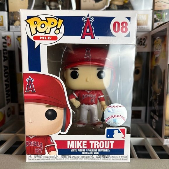 Funko Pop! MLB Mike Trout Angels Baseball Figure #08! - Picture 1 of 7